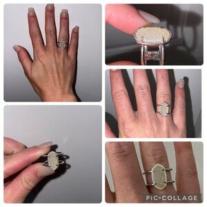 Kendra Scott Silver Oval Ring